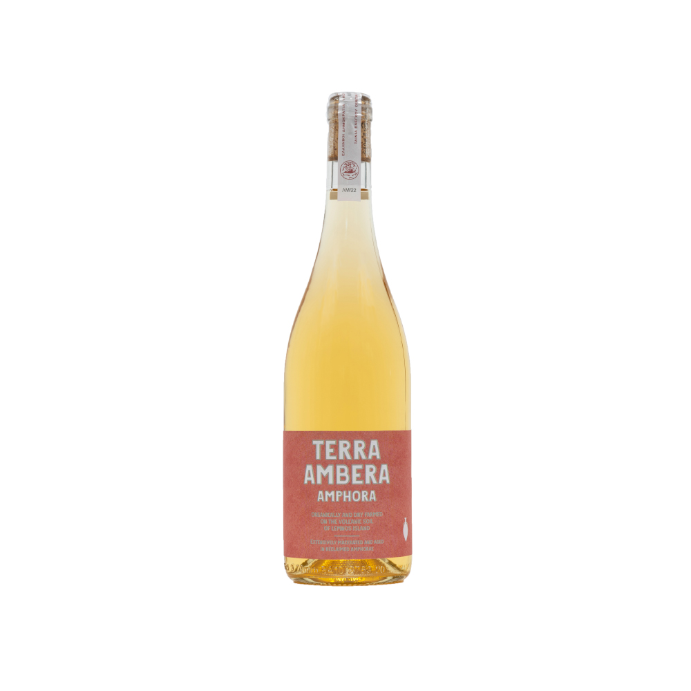 Garalis - Terra Ambera Amphora - Muscat of Alexandria - Orange Organic wine - Lemnos Island, Aegean sea, Greece - Volcanic - Eklektikon