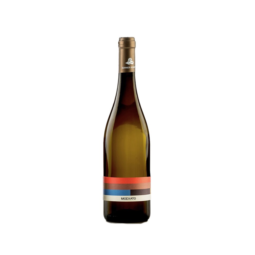 Edanos Moschato- Muscat - Organic - white dry wine - Edanos Winery, Aigialeia, Aigio, Peloponnese, Greece