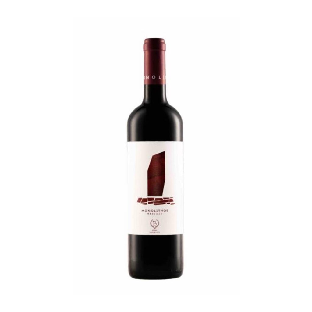 MONOLITHOS red - Agiorgitiko - PDO Nemea - Bairaktaris winery, Nemea, Peloponnese, Greece